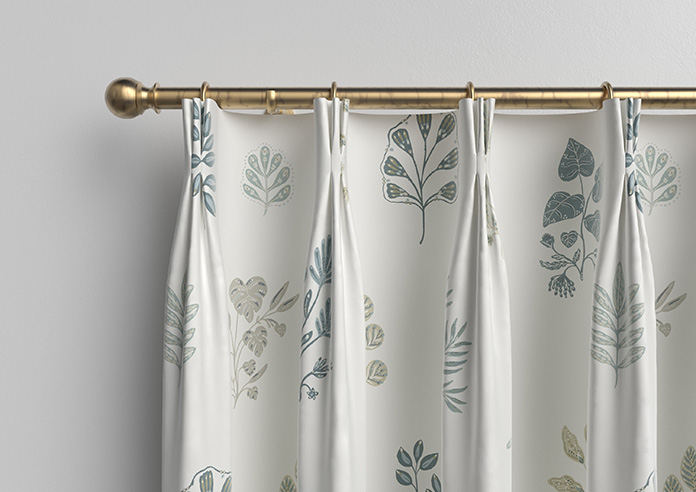 Botanical Velvet, Spring - Made to Measure Curtains - Image 11